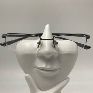 Nike 4174 Black Oval Half-Rim Sunglasses Frames